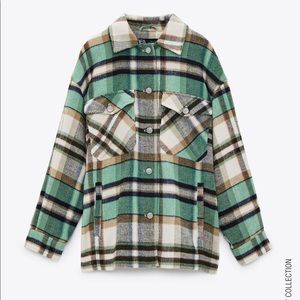 Zara Plaid Overshirt